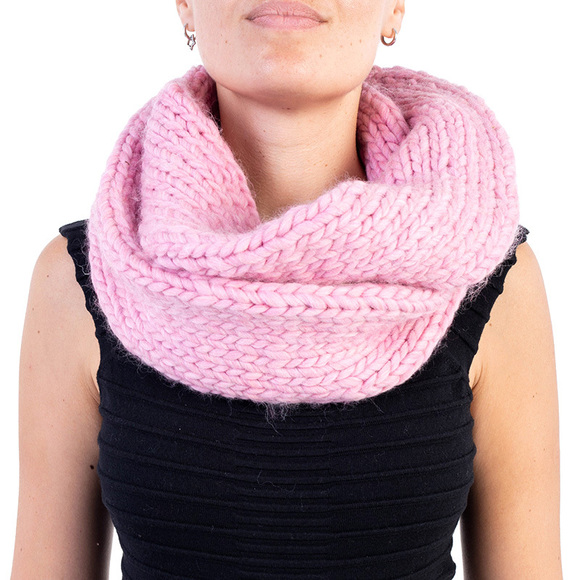 WOOL AND THE GANG LIGHT PINK SCARF | WOMENS SIZE 12X75 - Picture 1 of 3